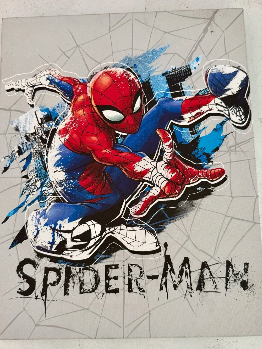 Spider-Man Red and Blue Wall Art